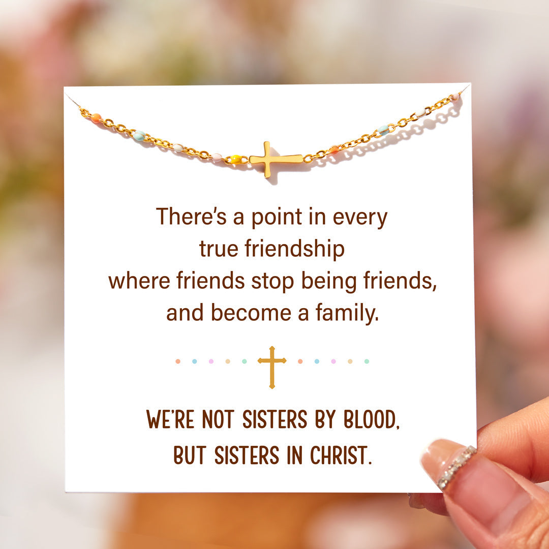 True Friendship Cross Bracelet