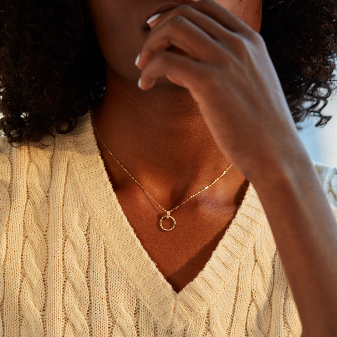 Good Times & Bad Times Single Circle Necklace