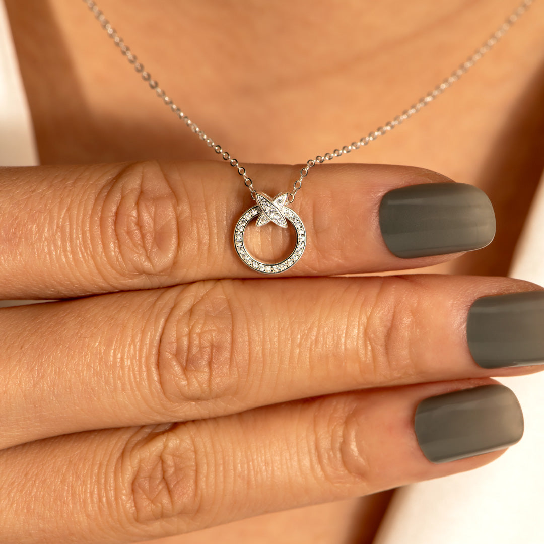 To My Wife Token Of Love XO Necklace