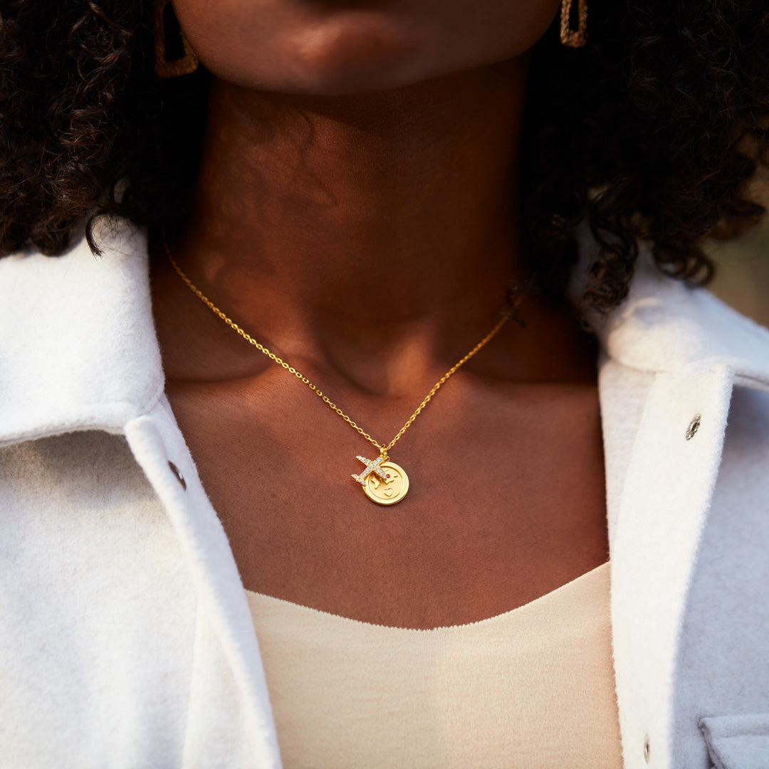 My Love Will Follow Wanderlust Necklace